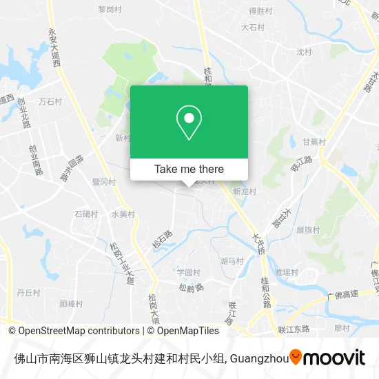 佛山市南海区狮山镇龙头村建和村民小组 map