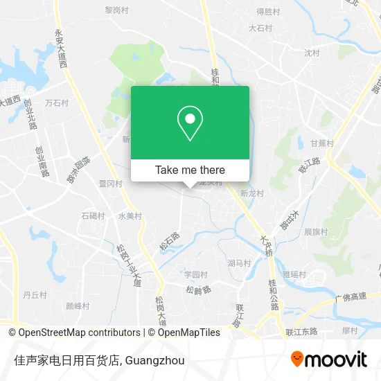 佳声家电日用百货店 map