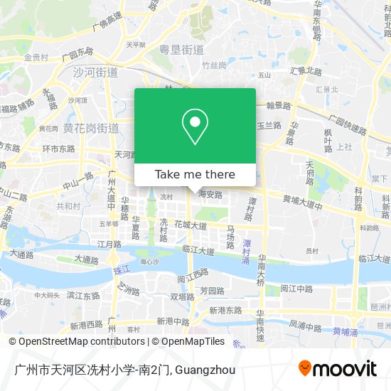 广州市天河区冼村小学-南2门 map