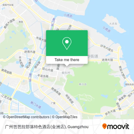 广州笆笆拉部落特色酒店(金洲店) map