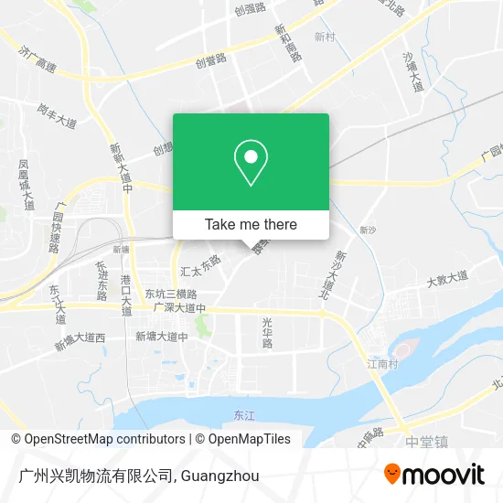 广州兴凯物流有限公司 map