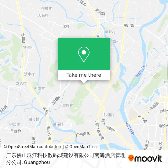 广东佛山珠江科技数码城建设有限公司南海酒店管理分公司 map