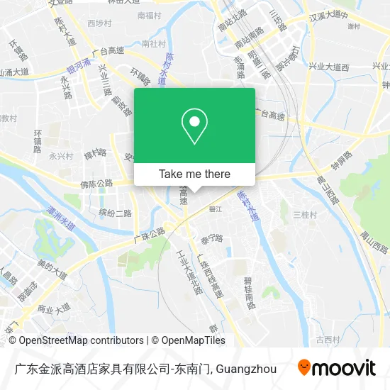广东金派高酒店家具有限公司-东南门 map
