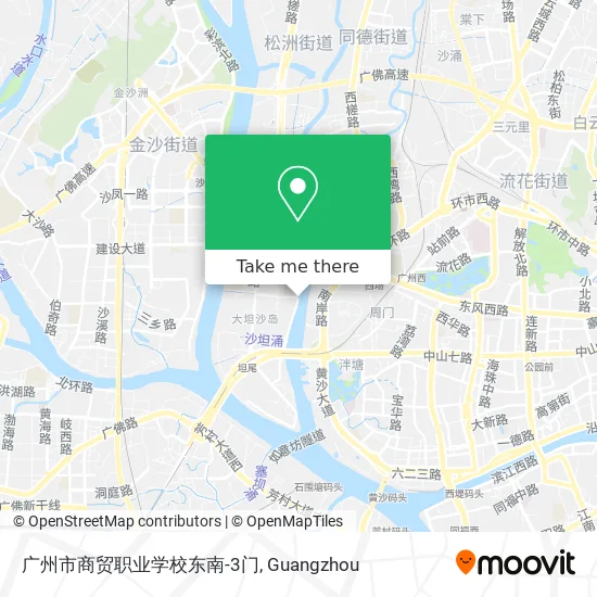 广州市商贸职业学校东南-3门 map