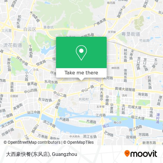 大西豪快餐(东风店) map