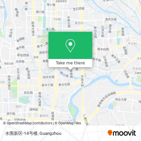 水围新区-14号楼 map