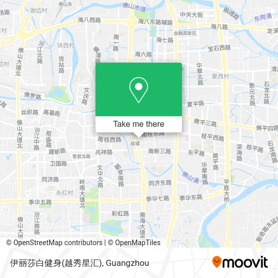 伊丽莎白健身(越秀星汇) map