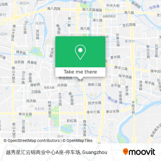 越秀星汇云锦商业中心A座-停车场 map