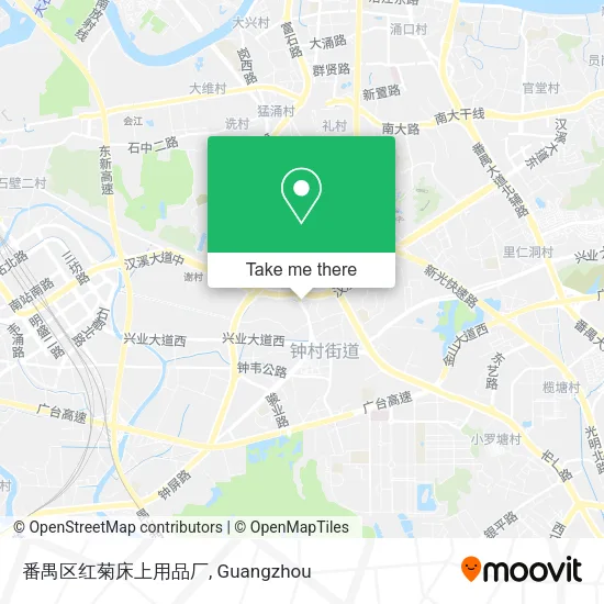 番禺区红菊床上用品厂 map
