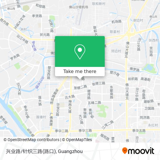 兴业路/针织三路(路口) map