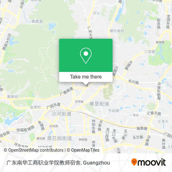 广东南华工商职业学院教师宿舍 map