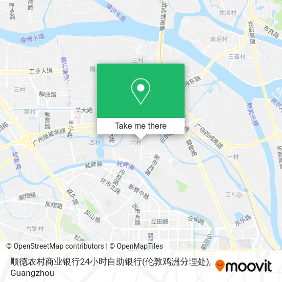 顺德农村商业银行24小时自助银行(伦敦鸡洲分理处) map