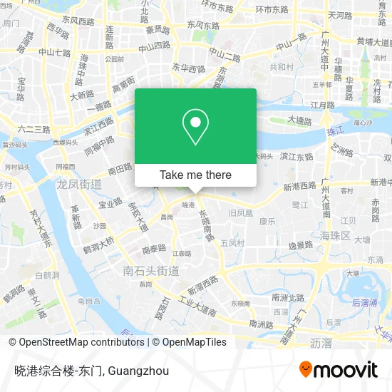 晓港综合楼-东门 map