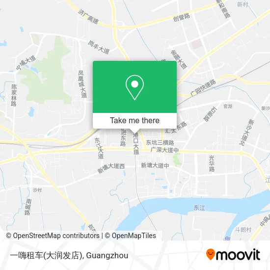 一嗨租车(大润发店) map
