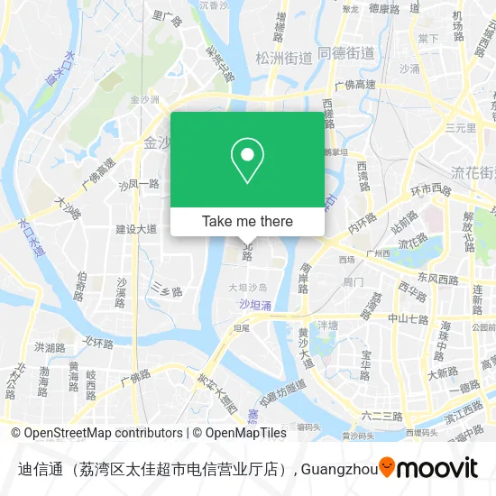迪信通（荔湾区太佳超市电信营业厅店） map
