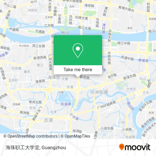 海珠职工大学堂 map