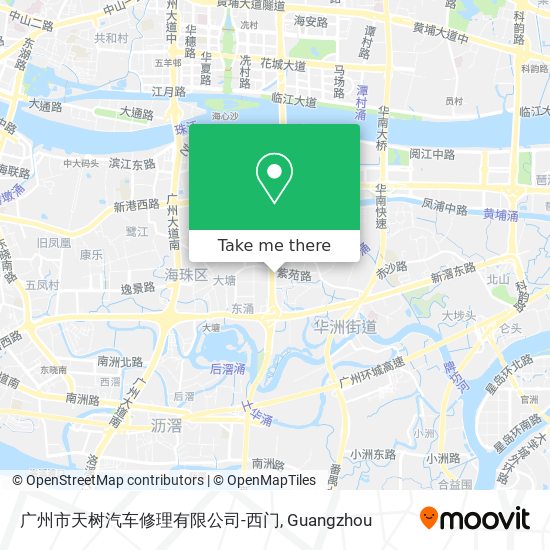 广州市天树汽车修理有限公司-西门 map