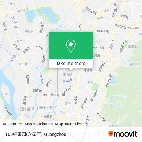 100鲜果园(谢家店) map
