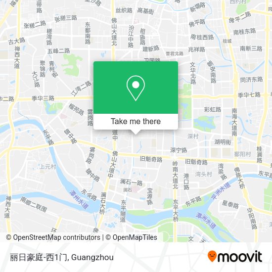 丽日豪庭-西1门 map