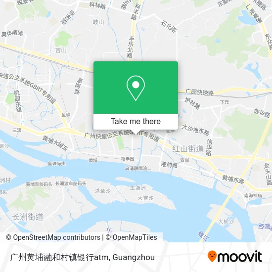 广州黄埔融和村镇银行atm map