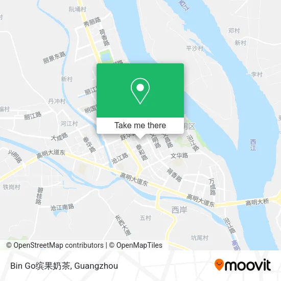 Bin Go缤果奶茶 map