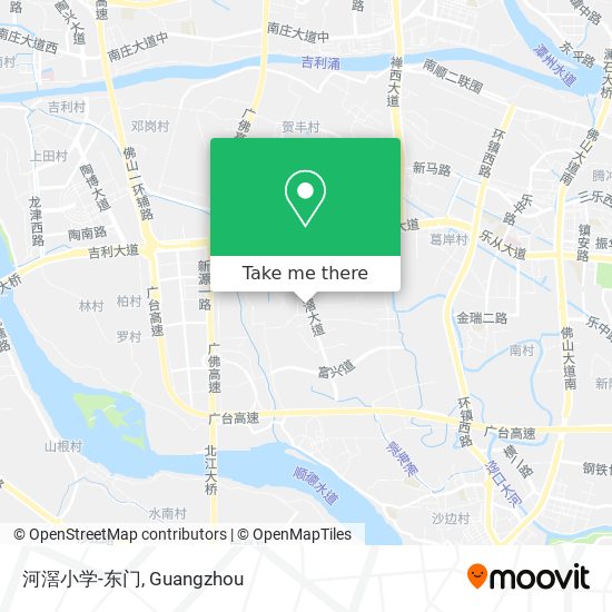 河滘小学-东门 map