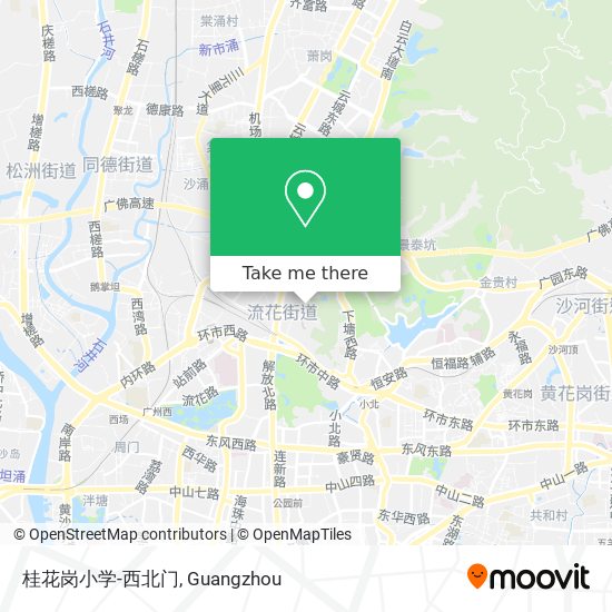 桂花岗小学-西北门 map