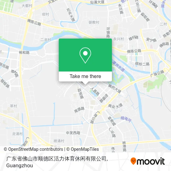 广东省佛山市顺德区活力体育休闲有限公司 map