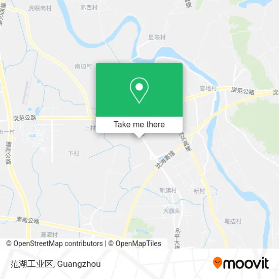 范湖工业区 map