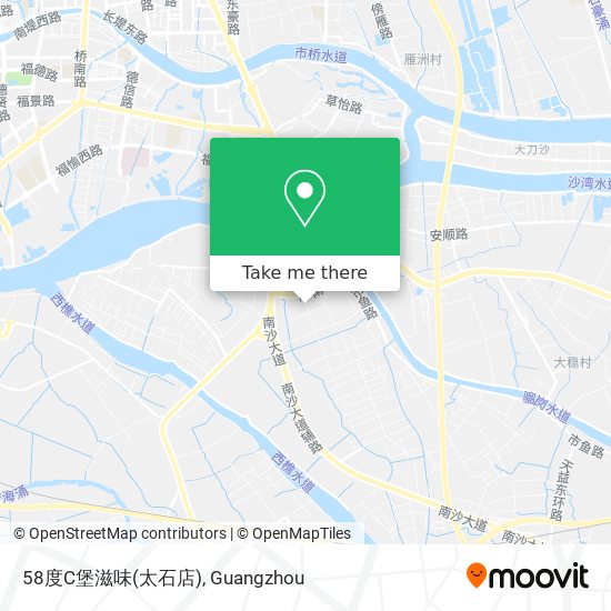 58度C堡滋味(太石店) map