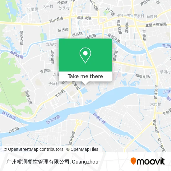 广州桥润餐饮管理有限公司 map