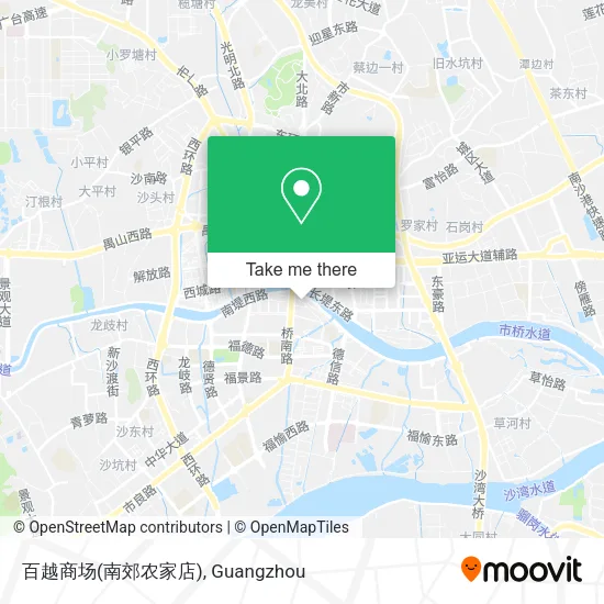 百越商场(南郊农家店) map