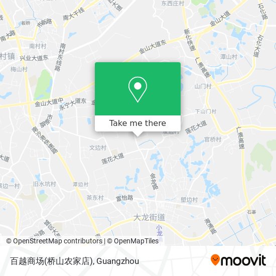 百越商场(桥山农家店) map