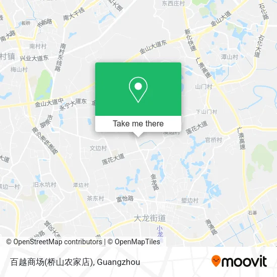 百越商场(桥山农家店) map
