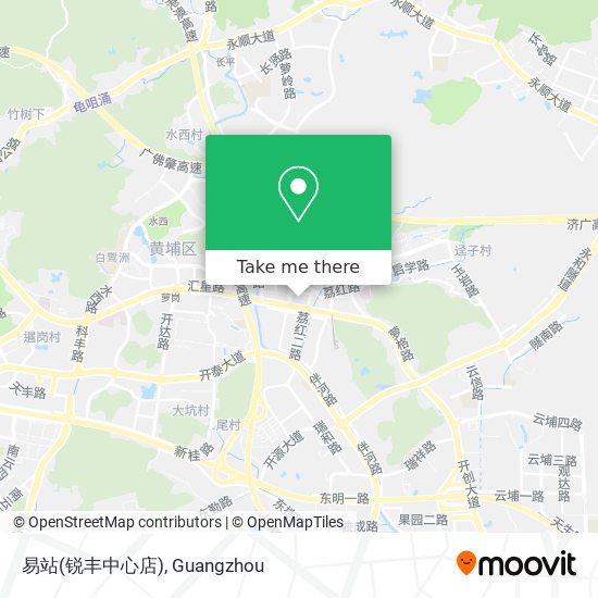 易站(锐丰中心店) map