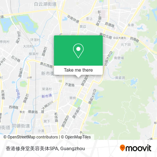 香港修身堂美容美体SPA map