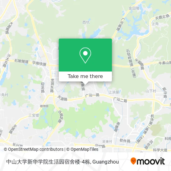 中山大学新华学院生活园宿舍楼-4栋 map