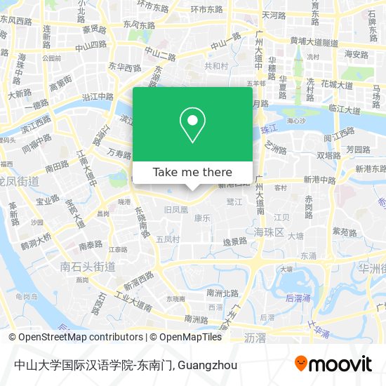 中山大学国际汉语学院-东南门 map