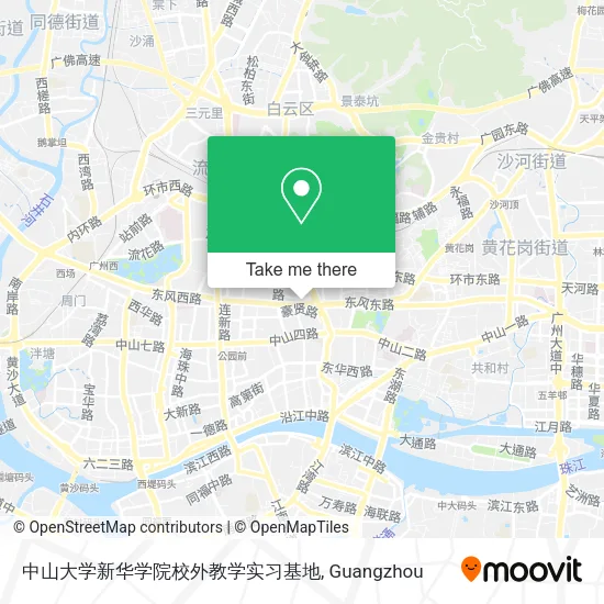 中山大学新华学院校外教学实习基地 map