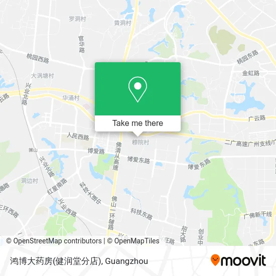 鸿博大药房(健润堂分店) map