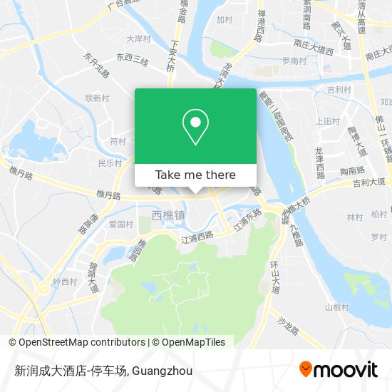 新润成大酒店-停车场 map