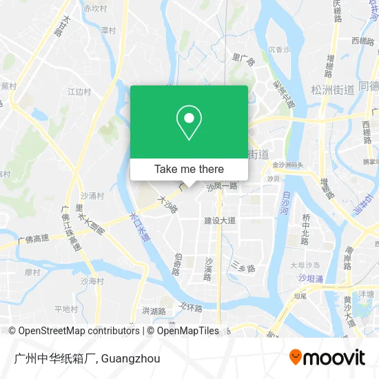 广州中华纸箱厂 map