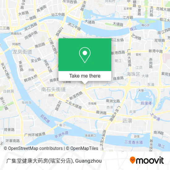 广集堂健康大药房(瑞宝分店) map