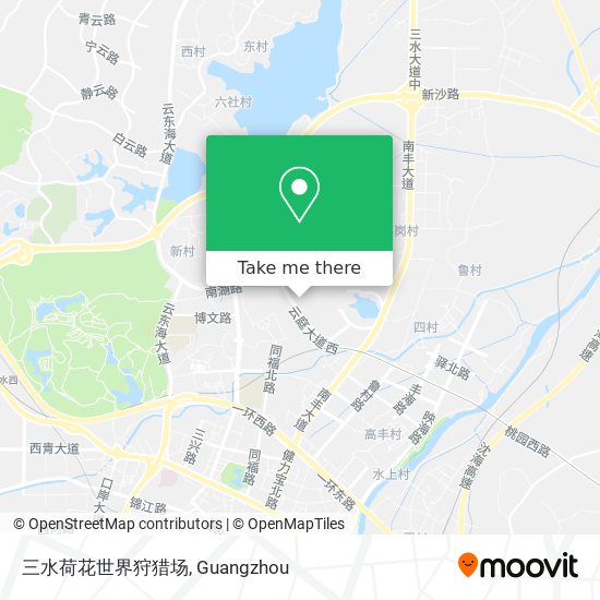 三水荷花世界狩猎场 map