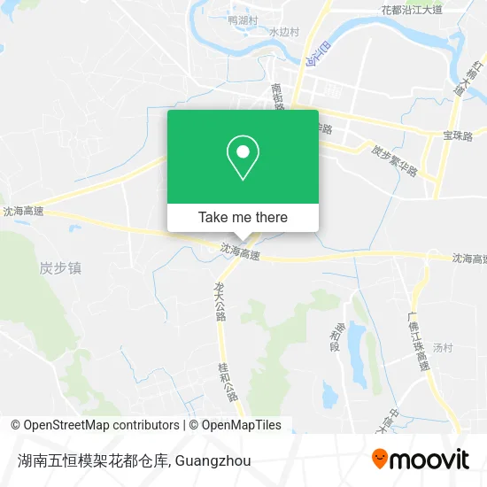湖南五恒模架花都仓库 map