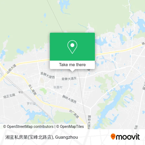 湘蓝私房菜(宝峰北路店) map