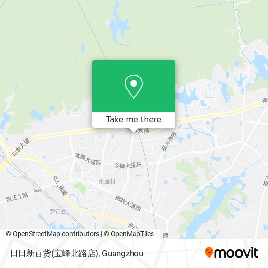 日日新百货(宝峰北路店) map