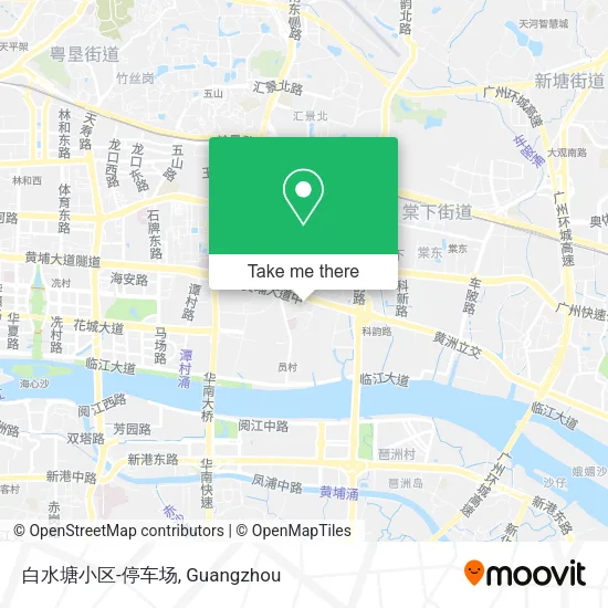 白水塘小区-停车场 map