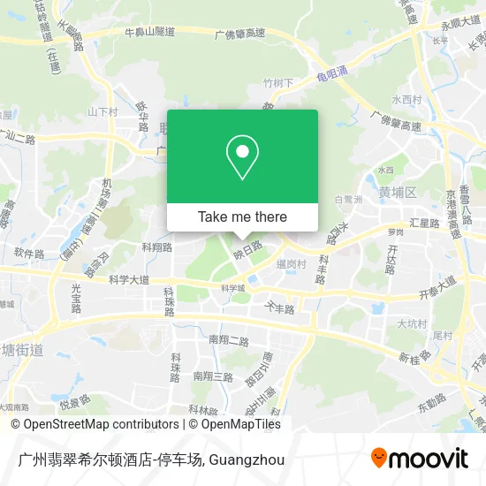 广州翡翠希尔顿酒店-停车场 map