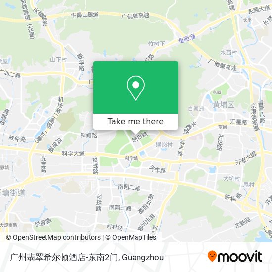 广州翡翠希尔顿酒店-东南2门 map